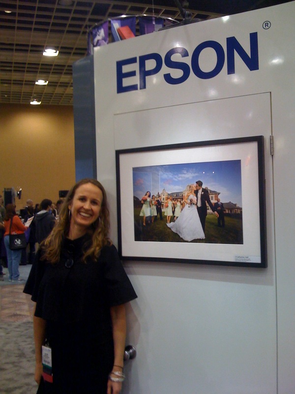 Catherine Hall is proud to have her images featured in the Epson booth at a photo-industry trade show