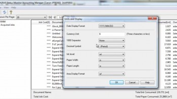 Accounting manager software Canon printers