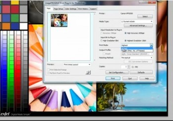 How to print through Photoshop with Canon Print Plug-In