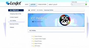How to download ICC profiles for a Mac and PC