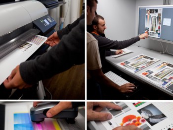 Color management inkjet printing