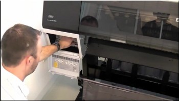 Inkjet printer installing ink Epson 9900