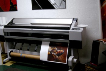 Inkjet printer matte canvas