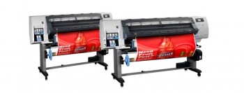 HP's environmentally friendly HP L25500 latex inkjet printers