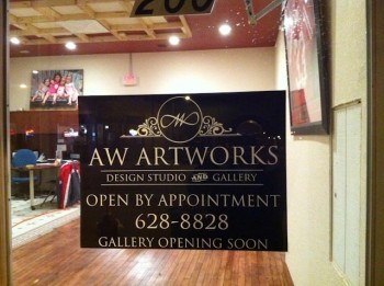 Gallery studio profile of AW Artworks