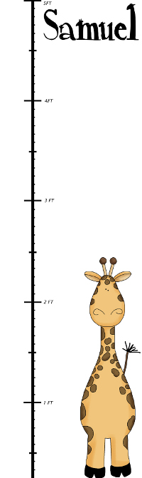 Growth chart for child photography