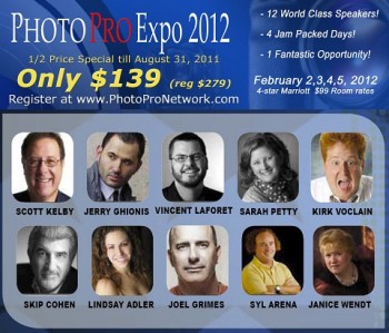 Photography expo with famous photographers