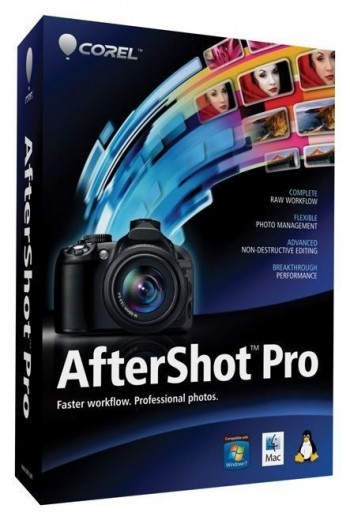 Corel AfterShot Pro workflow software for photography