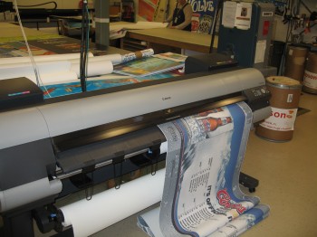 Inkjet printing point of sale signs