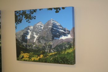 Canvas gallery wraps printed for offices