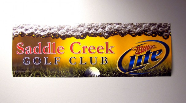 Printing backlit signs for advertising and promotions