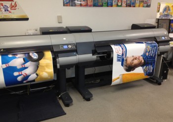Large format inkjet printers for point of sale
