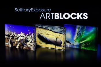 Art blocks on acrylic