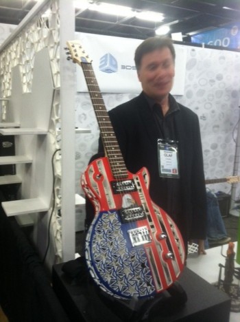 Printing guitars with 3D inkjet technology