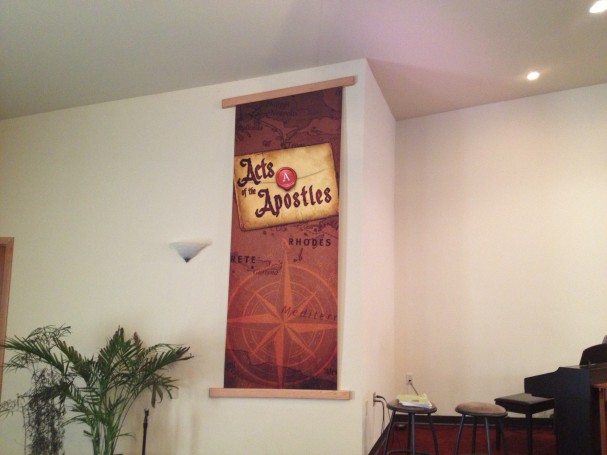 Printing banners for churches