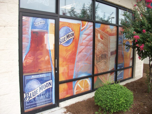 Window Graphics on Simple Perforated Window Vinyl by Standard Distributing