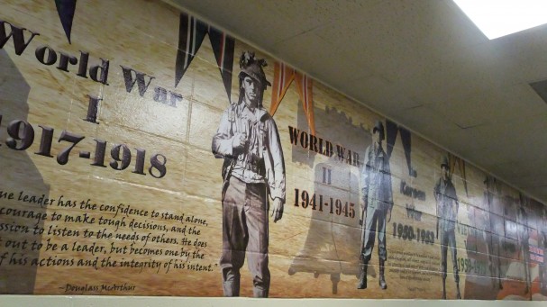 Wall Mural of Military History