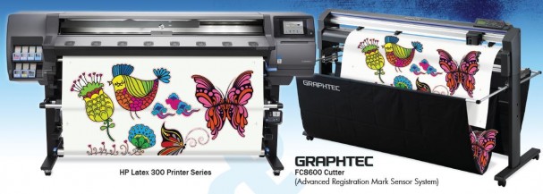 HP Latex Printer and Graphtec Cutter
