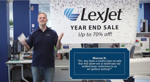 LexJet Year End Sale