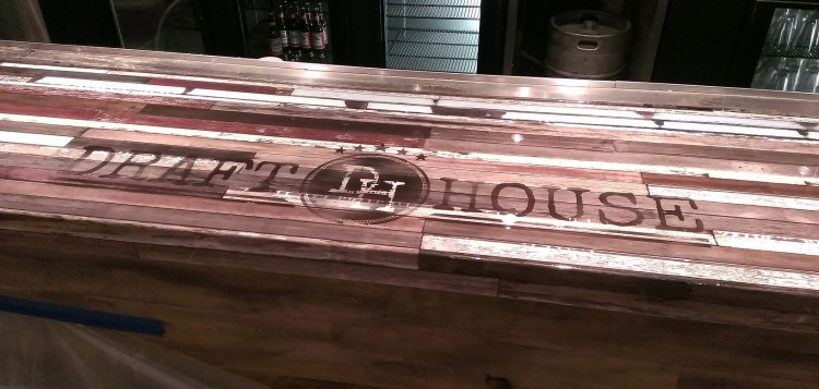 draft house bar top