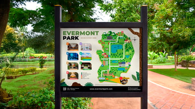 HP Latex R530 - AppEnviro - EvermontPark_ParkSignage_Dibond_Outdoor_3372617