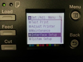 Figure 2 Interface Setup
