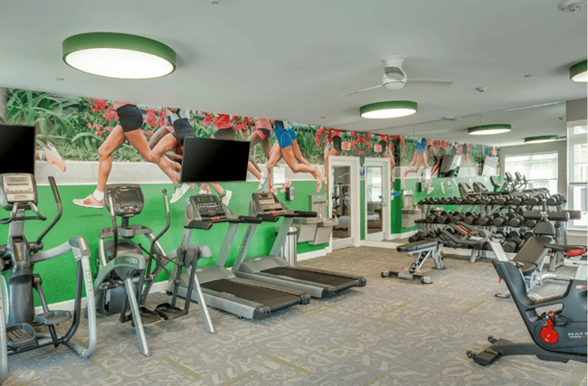 Caviar Wall and Floor Wrap gym walls and floors