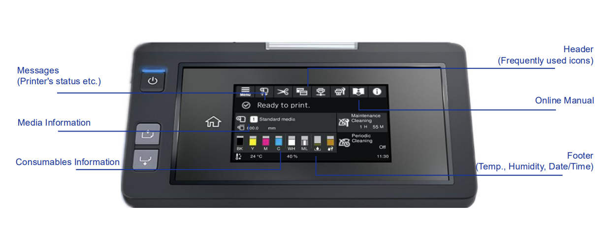 Epson G6070 LCD screen