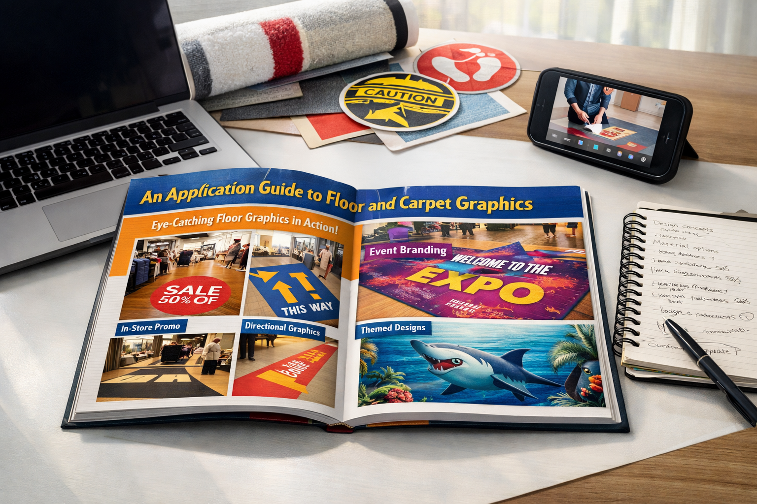 Free Floor and Carpet Graphics Application and Installation Guide