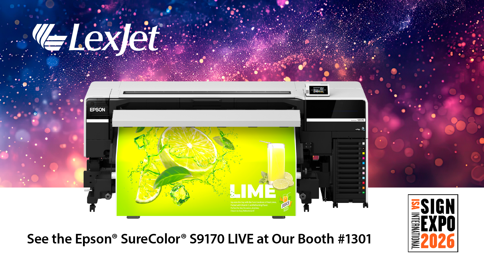 Epson®&nbsp;SureColor® S9170: Experience Bold Color for High-Impact Signage