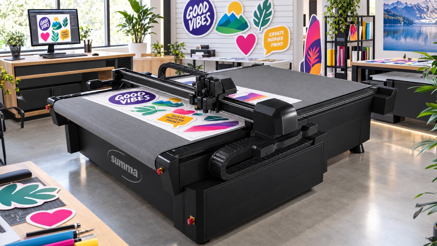 Summa F1625 Vantage Cutter: Keep the Print Moving. Simplify the Finish.