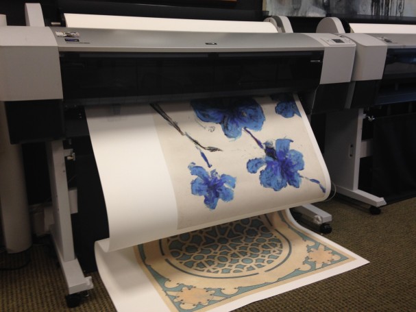 Etching and Textured Papers for Décor Printing Join the Sunset Line of Inkjet Media