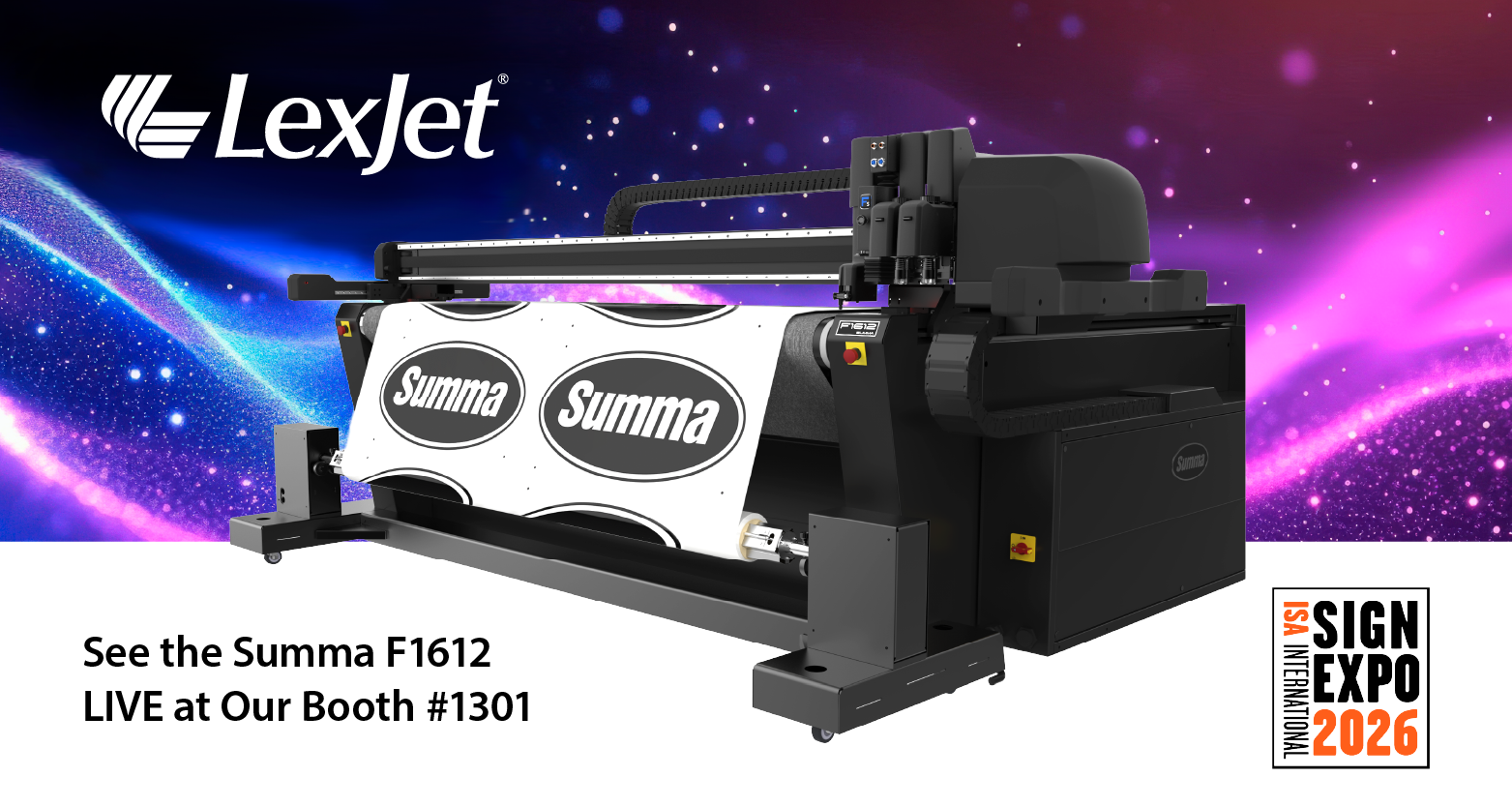 Summa F1612: Compact Flatbed Cutting and Finishing for Sign & Display Production
