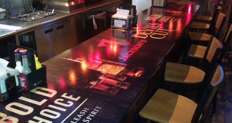 It’s No Ordinary Table at Jamie Birch FX Designs; It’s a Graphic Creation
