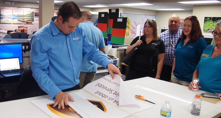 UPS Store Owners Visit LexJet’s Experience Center