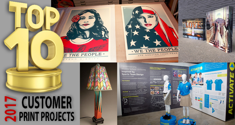 Best of 2017: 10 Awesome Customer Print Projects