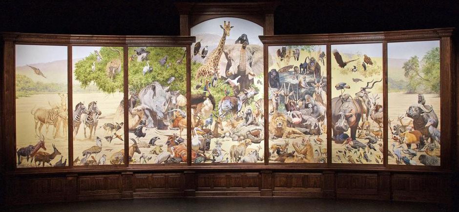 Printer Challenge: Reproduce the 30-foot Painting, African Menagerie
