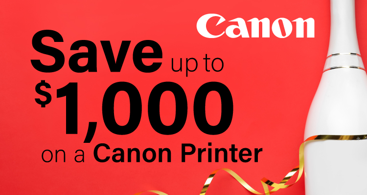 Celebrate the New Year with Instant Savings on a New Canon Printer