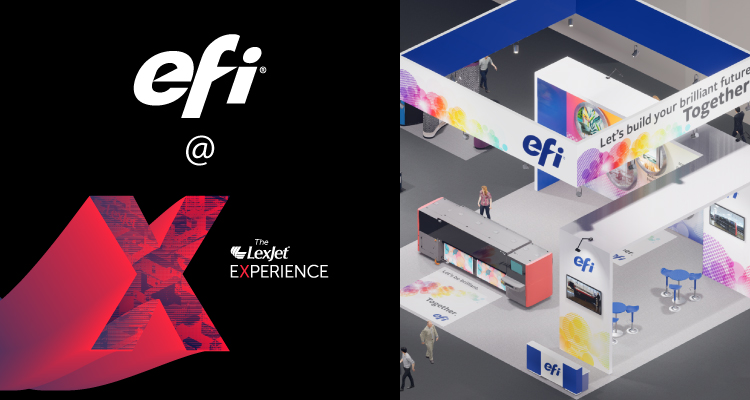 New Booth! Welcome EFI to The LexJet Experience